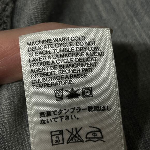 The North Face Jacket Men's Gray Merino Wool Full Zip Sports Athletic Knit M - Picture 7 of 7